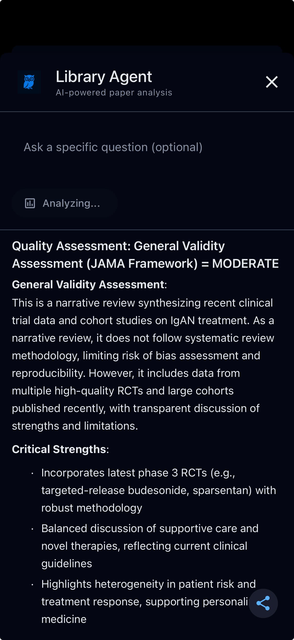 Hoot Analysis Agent - Quality Assessment